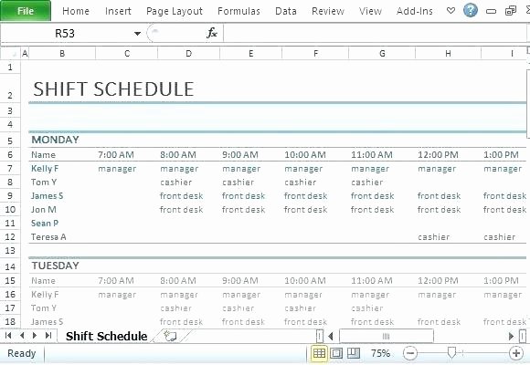 12 Hour Nursing Schedule Template Elegant 96 12 Hour Shift Schedule Template Excel 24 7 Shift