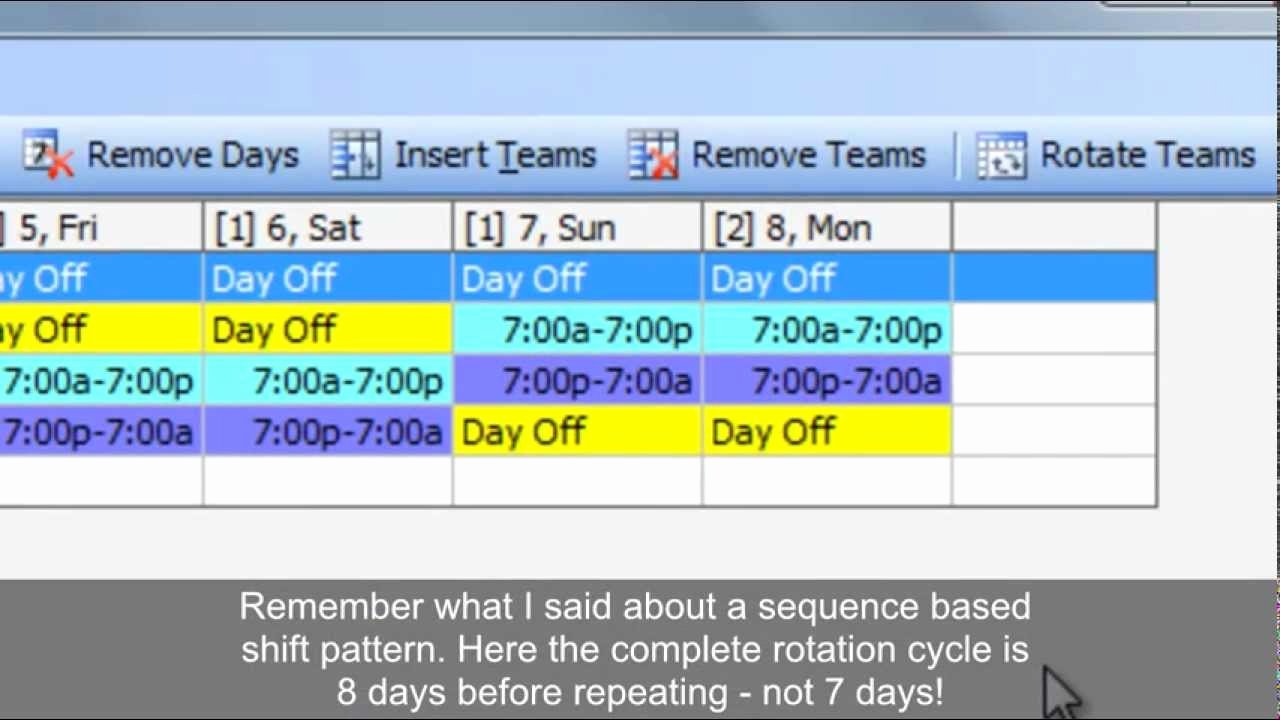 12 Hour Nursing Schedule Template Elegant Work Schedules Improved 4 On 4 Off 12 Hour Shift Patterns