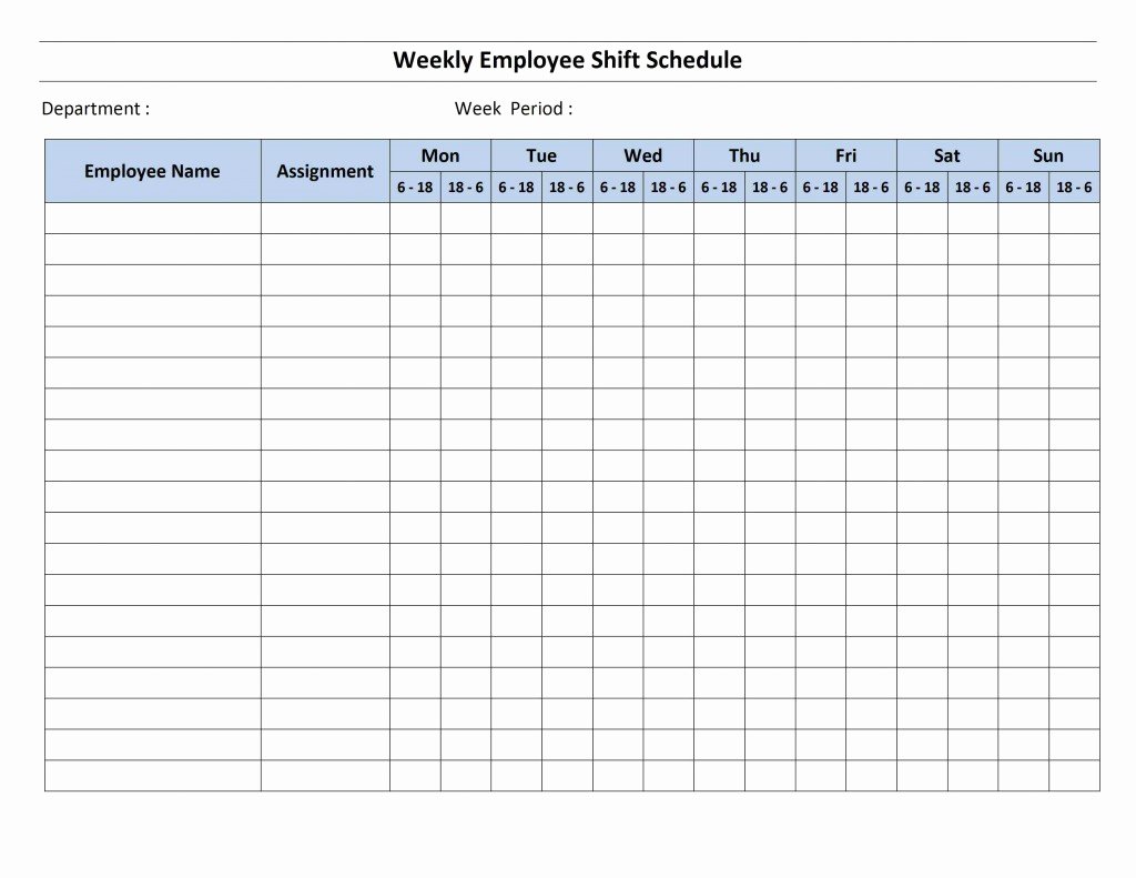 12 Hour Shift Schedule Template Awesome 12 Hour Shift Schedule Template