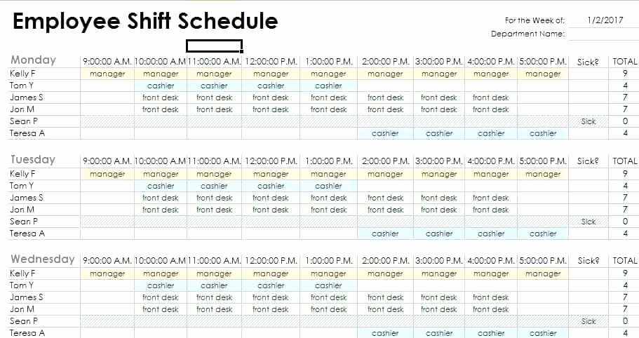 12 Hour Shift Schedule Template Elegant Shift Calendar Template Employee Work Scheduler Schedule