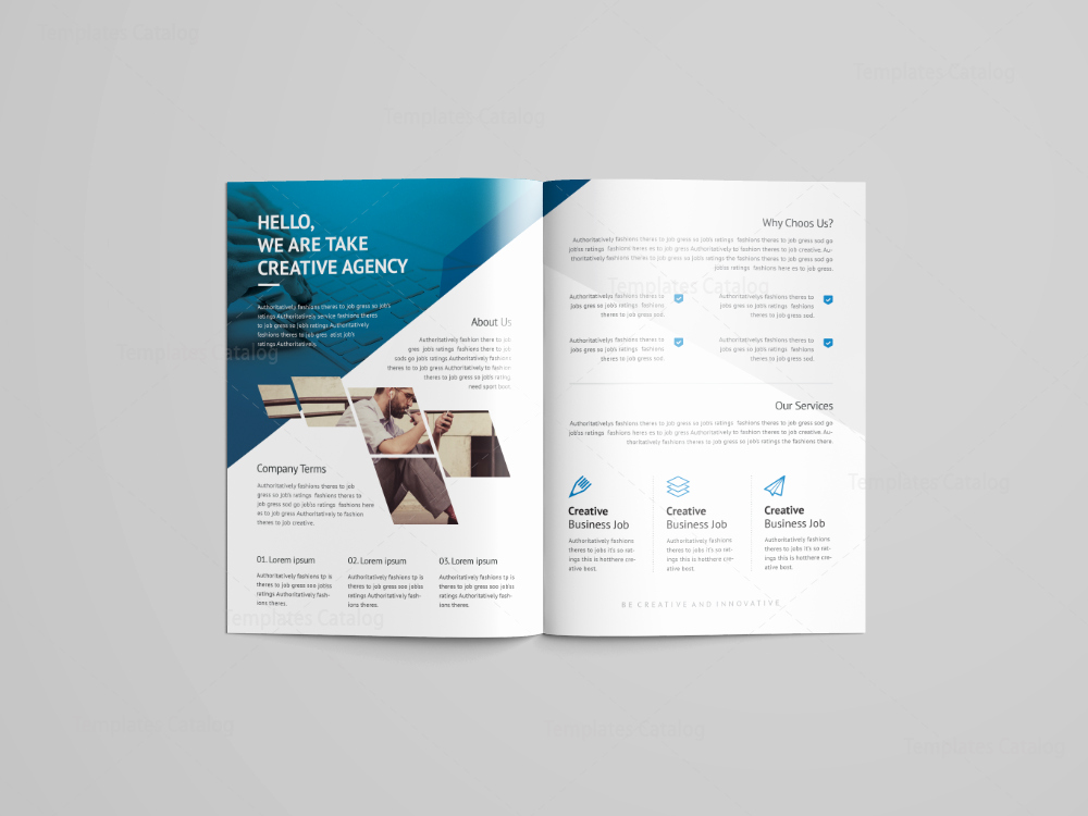 2 Fold Brochure Template Elegant Cerberus Professional Bi Fold Brochure Template