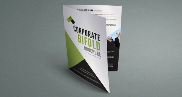 2 Fold Brochure Template Fresh Corporate Bi Fold Brochure Template