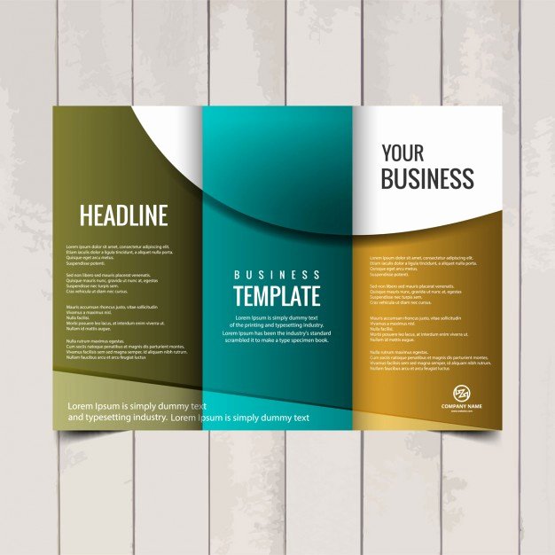 2 Fold Brochure Template Luxury Tri Fold Brochure Template Vector
