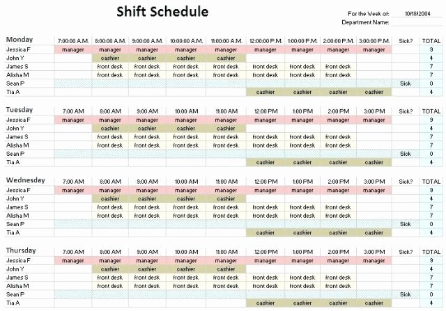 24 Hour Shift Schedule Template Lovely 24 Hour Work Schedule Template Excel Choice Image