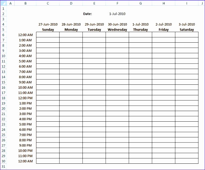 24 Hour Shift Schedule Template Unique 8 Schedule Excel Templates Exceltemplates Exceltemplates