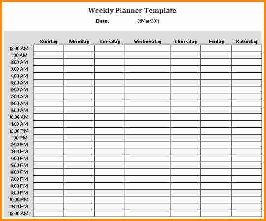 24 Hour Weekly Schedule Template Inspirational 7 24 Hour Schedule Template