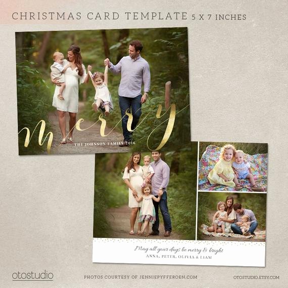 5x7 Postcard Template Photoshop Luxury Christmas Card Template Shop Template 5x7 Flat Card