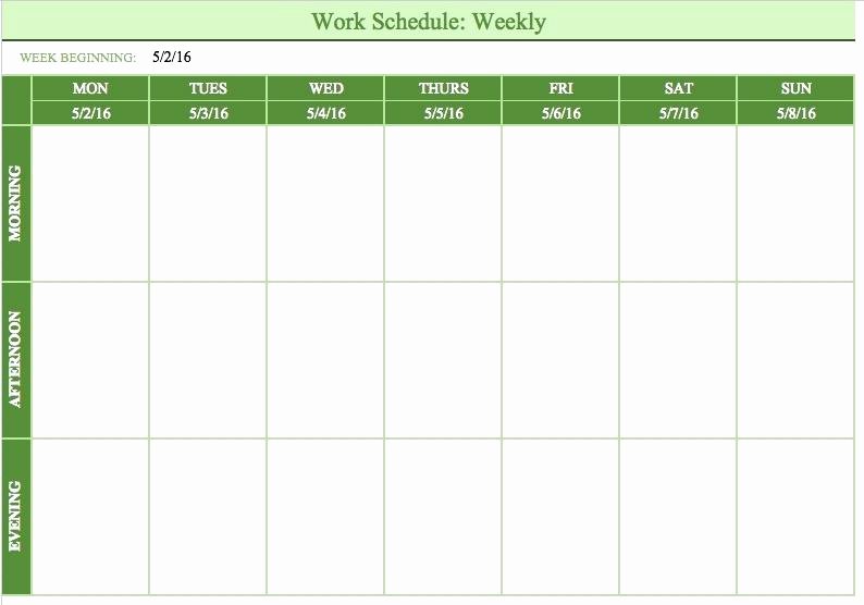 8 Hour Shift Schedule Template Inspirational Templates Employee Scheduling Example 7 8 Hr Shifts