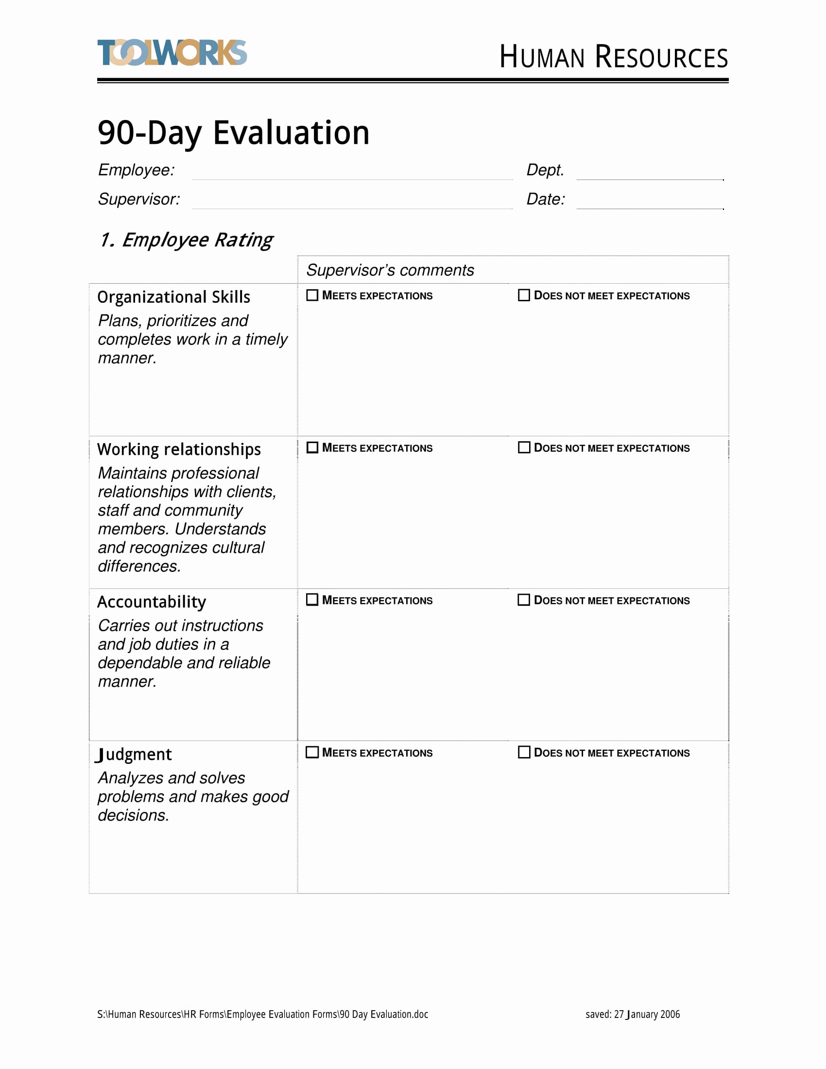 90 Day Employee Review Template Beautiful 90 Day Employee Review Template Everything You Need to Know