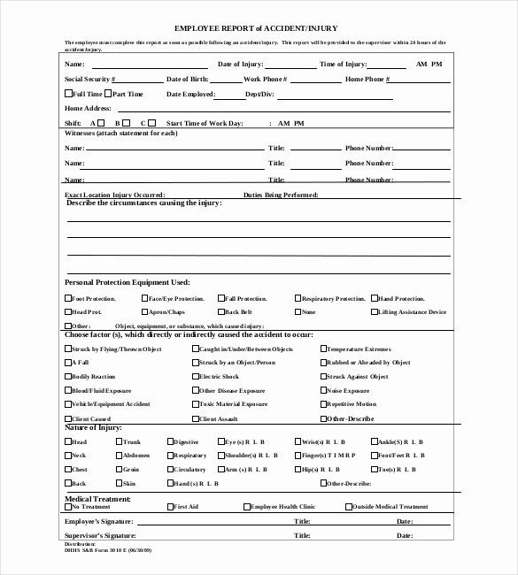 Accident Reporting form Template Luxury 20 Sample Accident Report Templates Word Docs Pdf