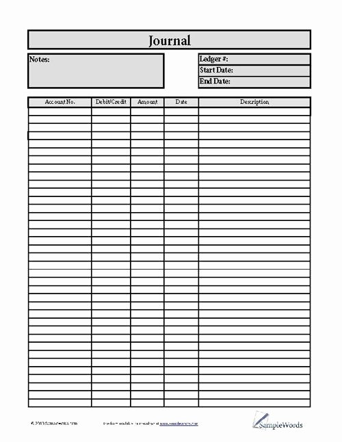 Accounting Journal Entry Template Awesome Accounting forms Templates and Spreadsheets