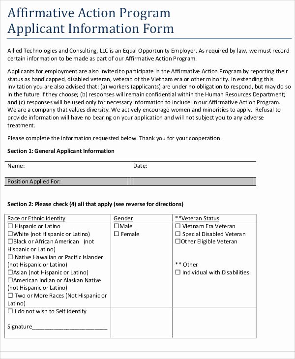 Affirmative Action Plan Template New 38 Sample Action forms In Pdf