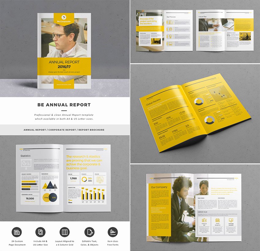 Annual Financial Report Template Inspirational 15 Annual Report Templates with Awesome Indesign Layouts