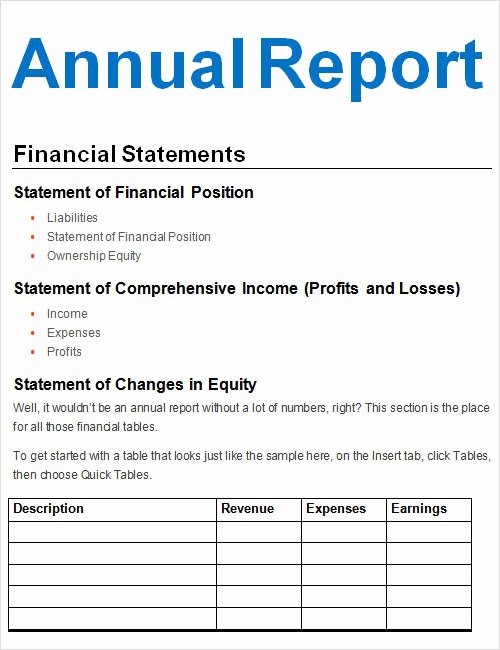 Annual Financial Report Template Lovely Report Template 16 Download Free Documents In Pdf Word
