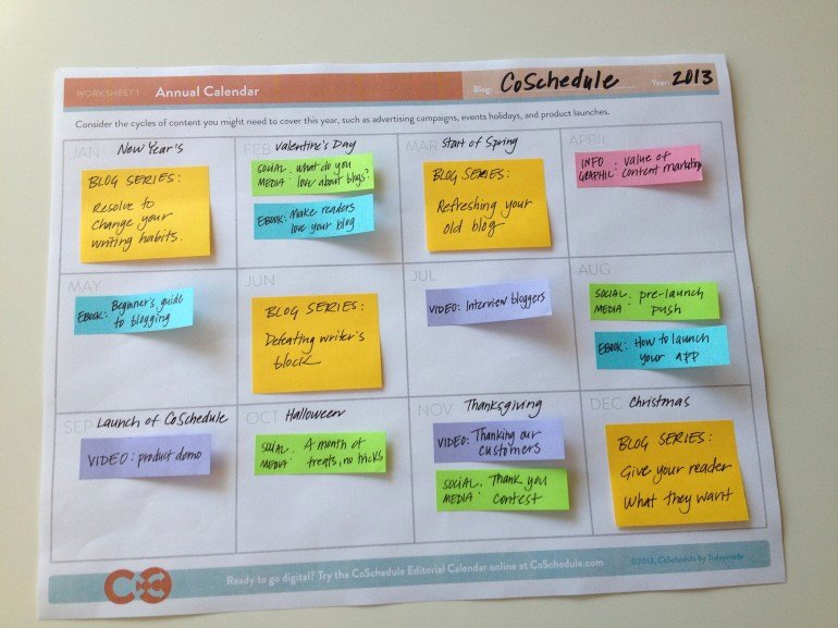 Annual Marketing Calendar Template Elegant the Plete Guide to Choosing A Content Calendar