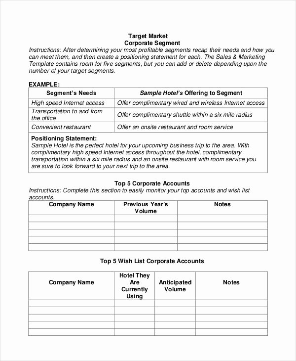 Annual Marketing Plan Template Awesome 34 Marketing Plan Templates In Pdf