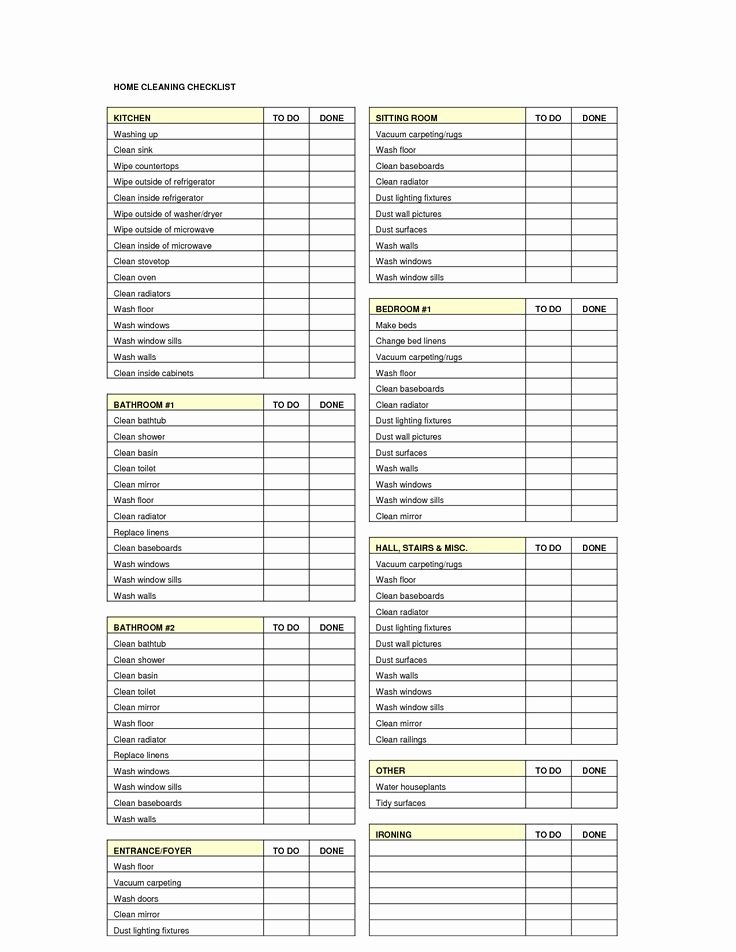 Apartment Cleaning Schedule Template Fresh 1000 Images About Cleaning Checklist On Pinterest