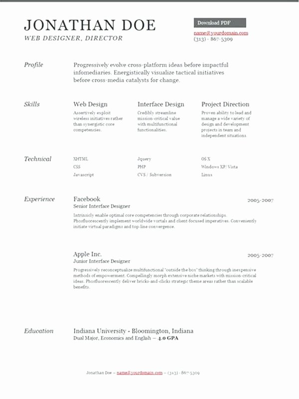 Apple Pages Resume Template Inspirational Mac Pages Resume Templates Download