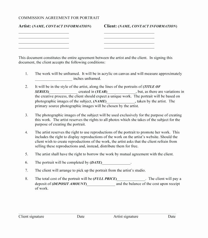Artist Management Contract Template Beautiful Artist Recording Contract A Music Template forms Free
