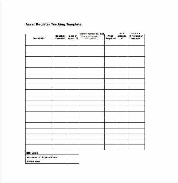 Asset Management Template Excel Awesome 8 asset Tracking Templates – Free Sample Example format