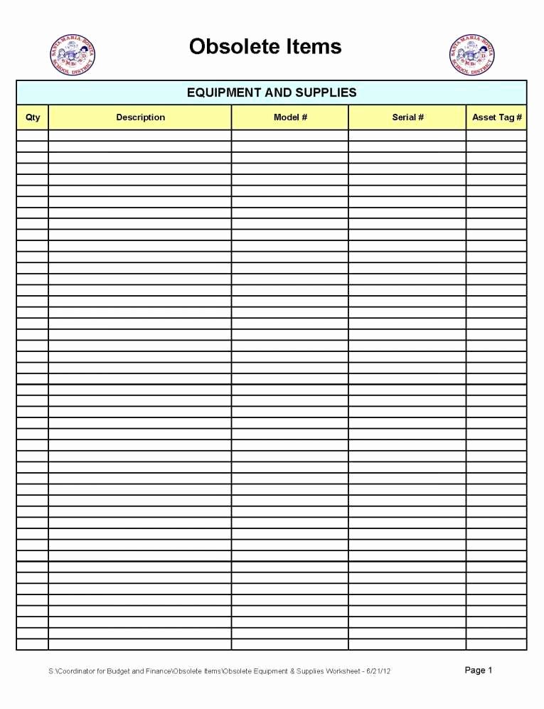 Asset Management Template Excel Awesome Fice Supply Spreadsheet
