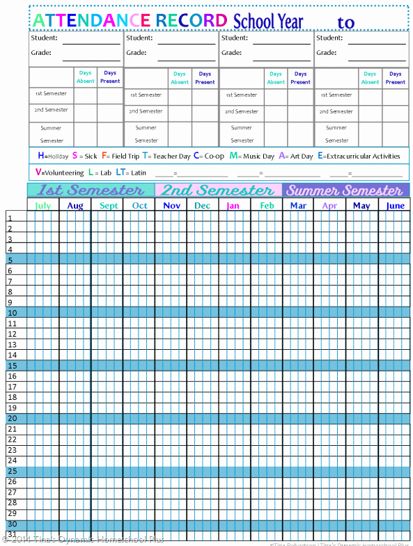 Attendance Sheet Template Excel Fresh 9 Monthly attendance Sheet Templates Excel Templates