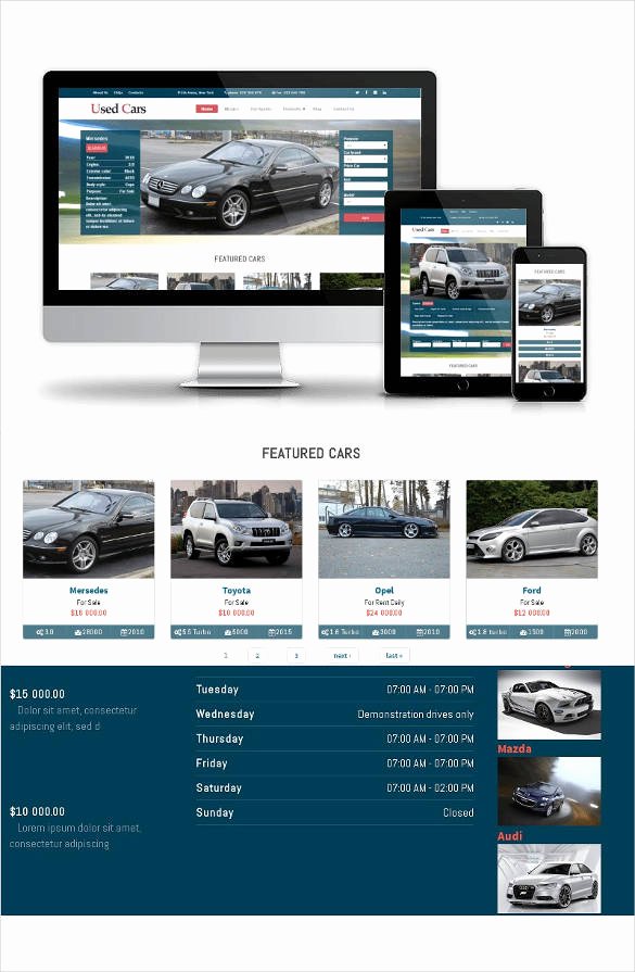 Auto Dealer Website Template Fresh 28 Car Dealer Website themes &amp; Templates