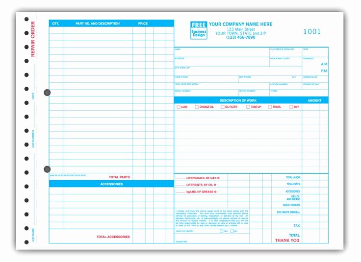 Auto Repair Invoice Template Best Of 17 Best Images About Auto Service Invoice On Pinterest
