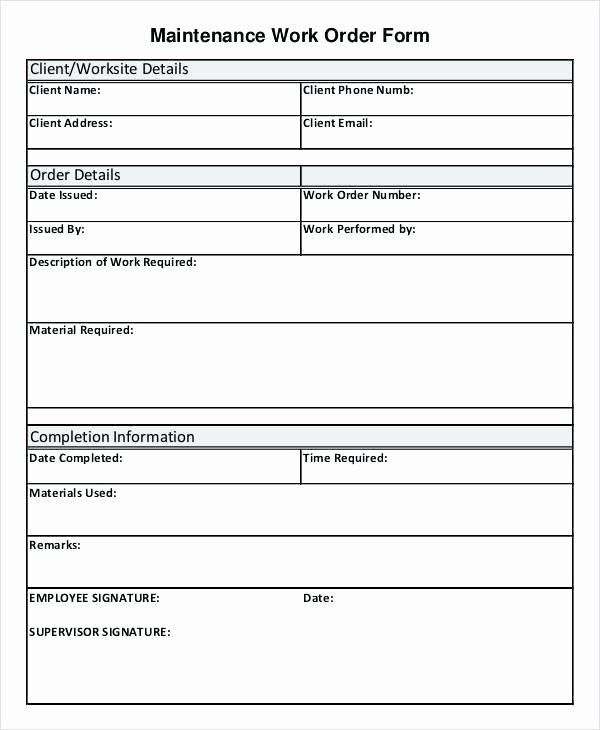 Auto Repair order Template Word New Free Auto Repair Invoice Template Word to Excel Estimate