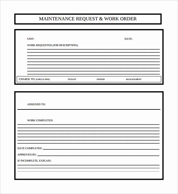 Auto Repair Work order Template Beautiful Work order Template 23 Free Word Excel Pdf Document