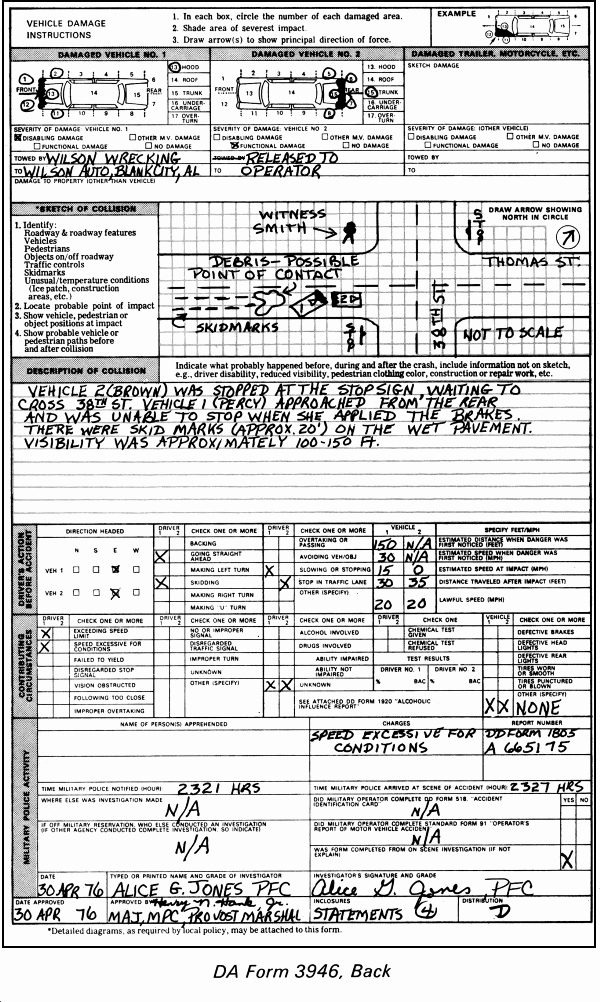 Automobile Accident Report form Template New Fm 19 25 Chptr 10 Mp Traffic Accident Report form