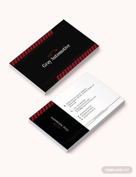 Automotive Business Card Template Free Best Of 24 Automotive Business Card Templates Ms Word