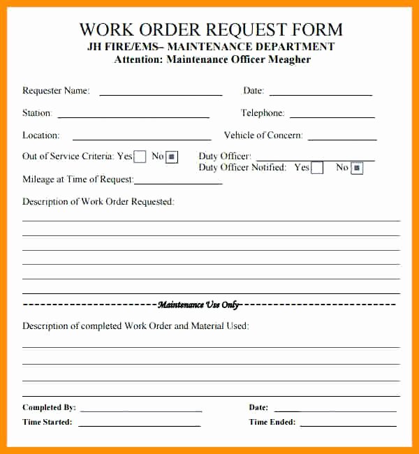 Automotive Repair Work order Template Lovely Automotive Work order Template Word – Cassifields