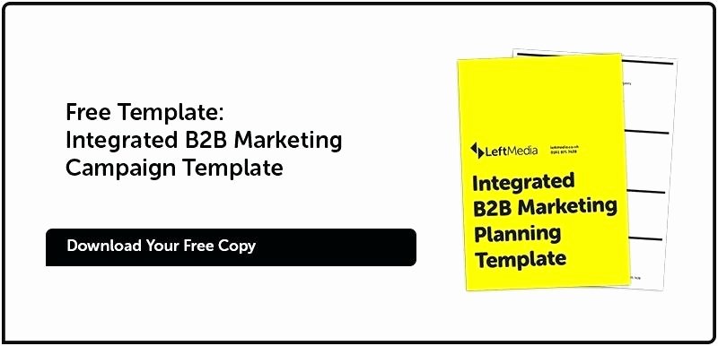 B2b Marketing Plan Template Inspirational B2b Marketing Plan format Outbound Planning Template