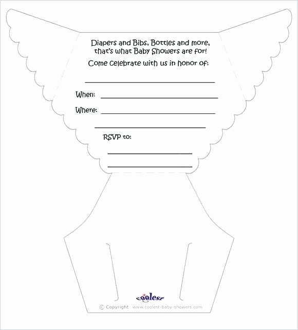 Baby Shower Diaper Invitations Template Awesome Diaper Invitations Template – Buildingcontractor