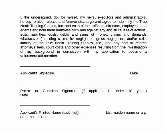 Background Check form Template Elegant 11 Background Check Authorization forms to Download