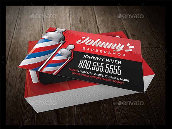 Barber Business Card Template New 27 Barber Business Card Templates Pages Indesign Word