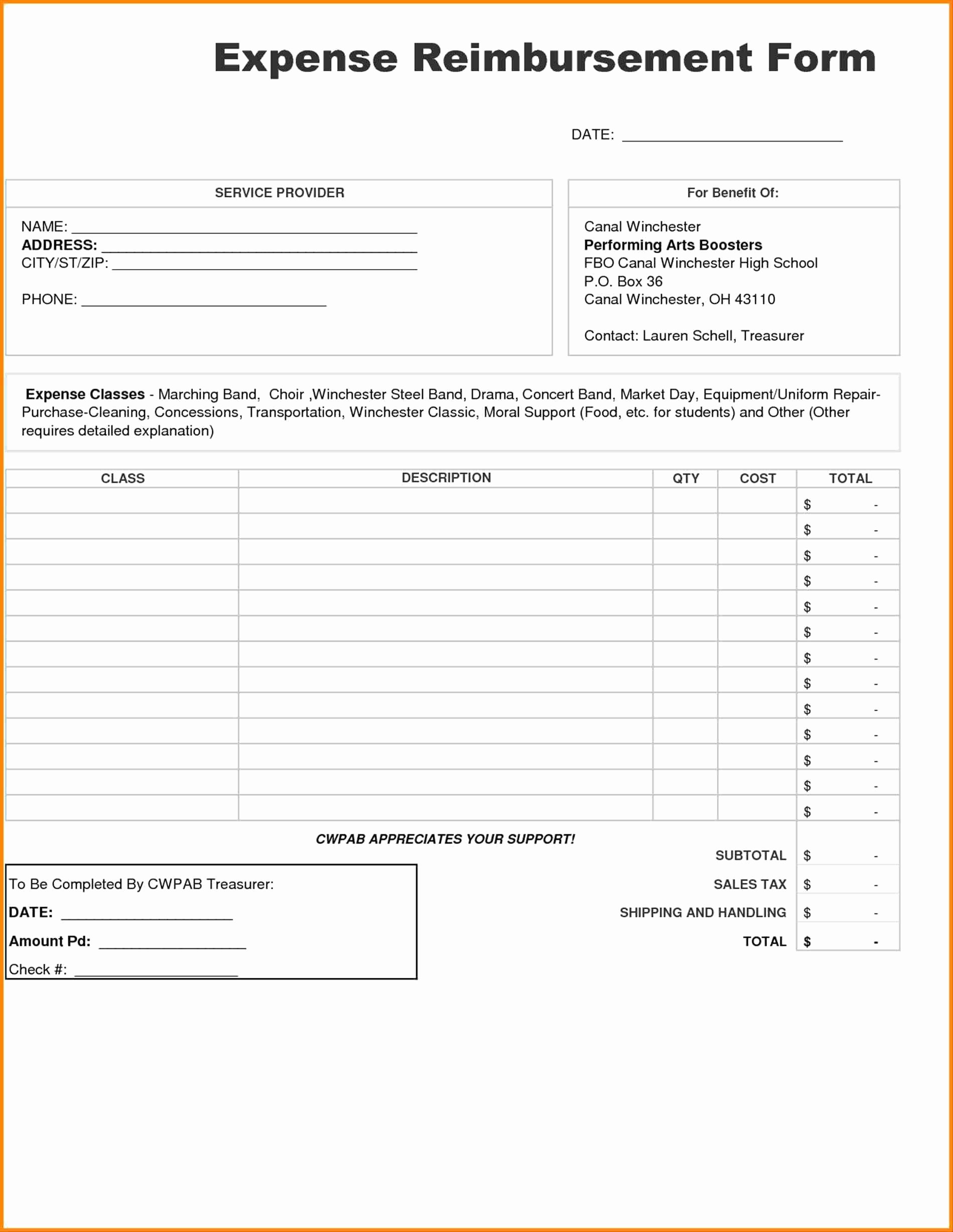Basic Expense Report Template New Simple Expense Report Template Heritage Spreadsheet