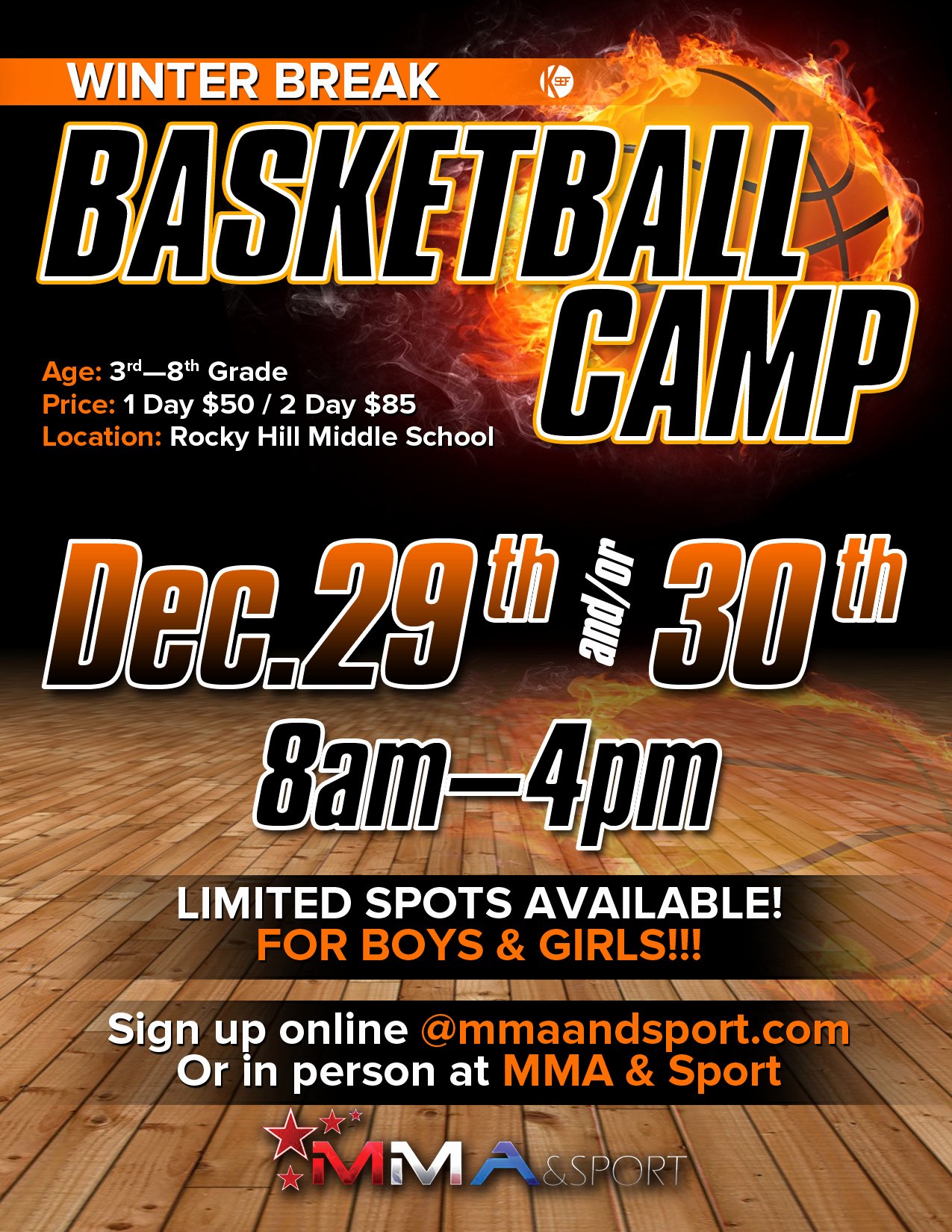 Basketball Camp Flyer Template Unique Basketball Camp