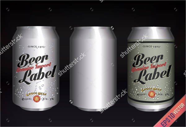 Beer Can Design Template Beautiful 7 Beer Bottle Label Templates Design Templates