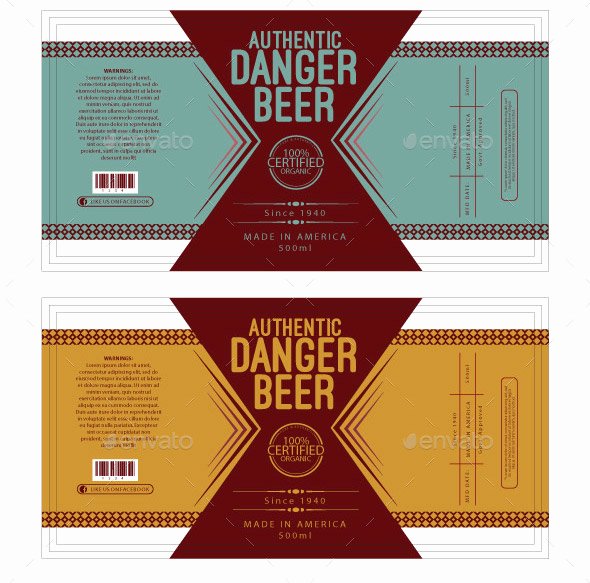 Beer Can Design Template Lovely 16 Cool Beer Label Design Templates – Desiznworld