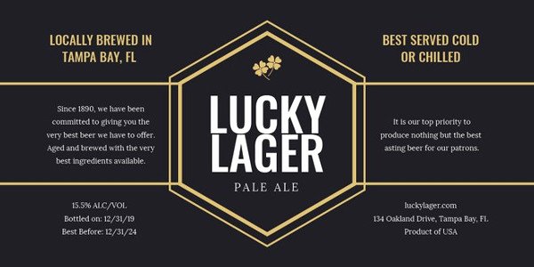 Beer Can Label Template Lovely 40 Creative Beer Label Designs