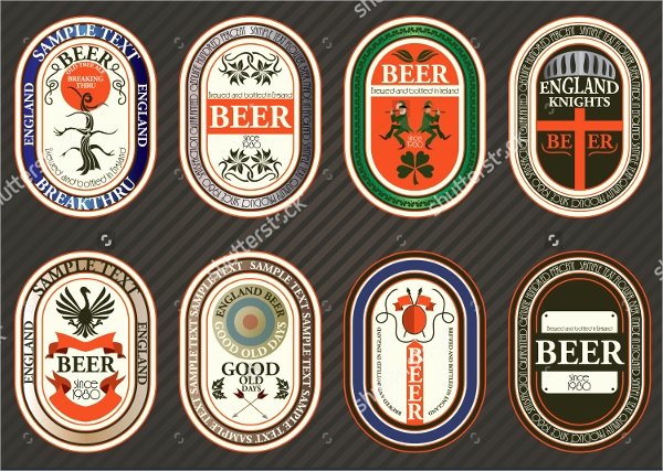 Beer Label Template Illustrator Awesome 40 Creative Beer Label Designs