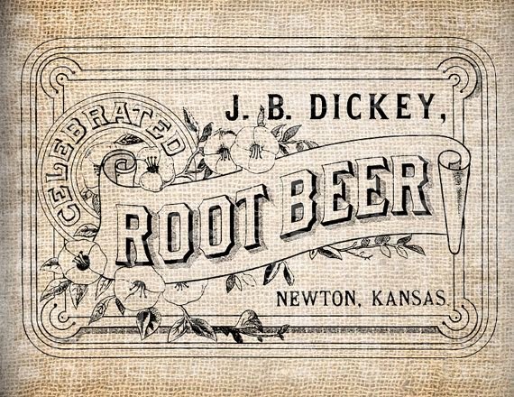 Beer Label Template Illustrator Unique Antique Root Beer Label Vintage Illustration by