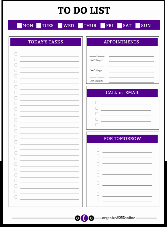 Best to Do List Template Fresh 8 Best Of Printable to Do List Business Free