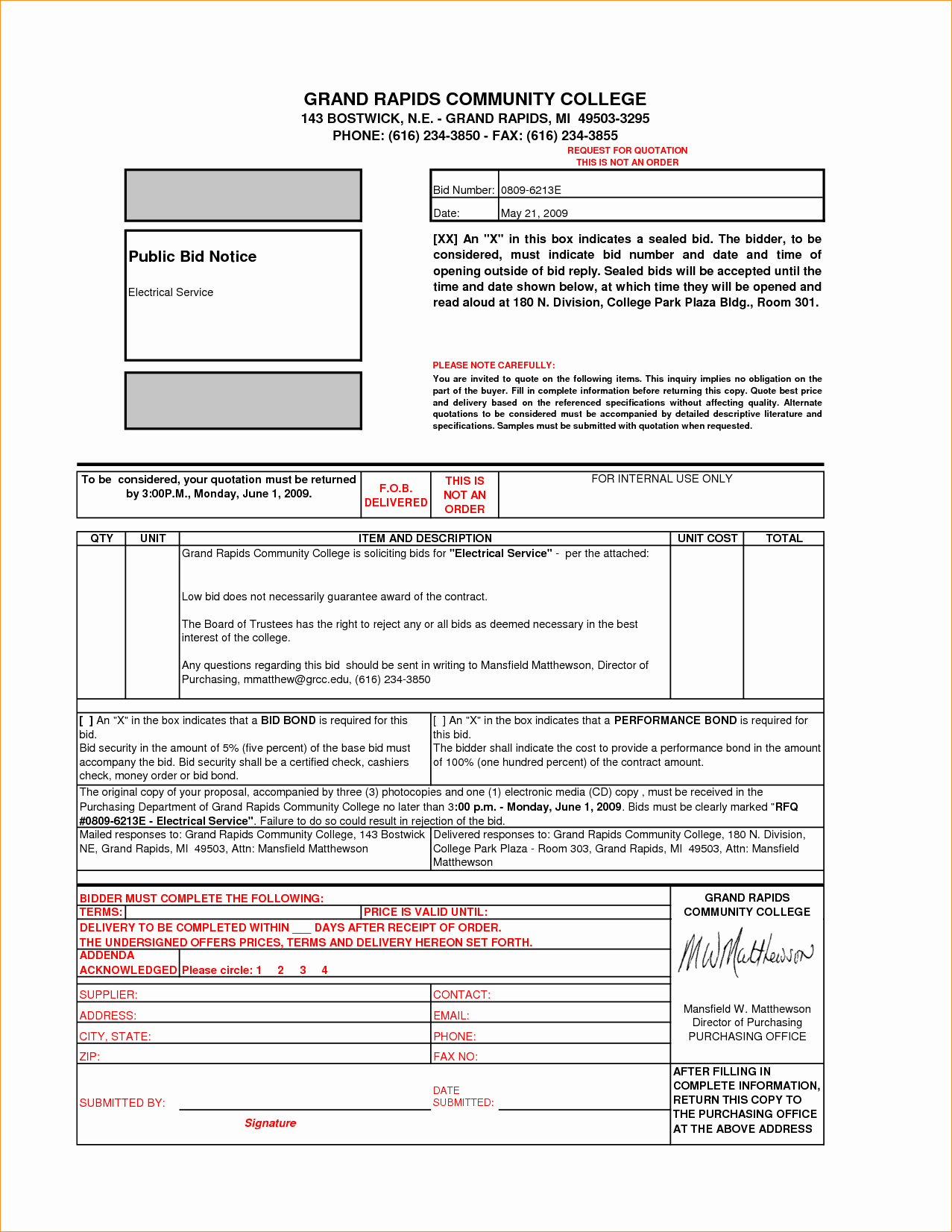 Bid Template for Contractors Lovely Bid Proposal Sample Business Proposal Templated