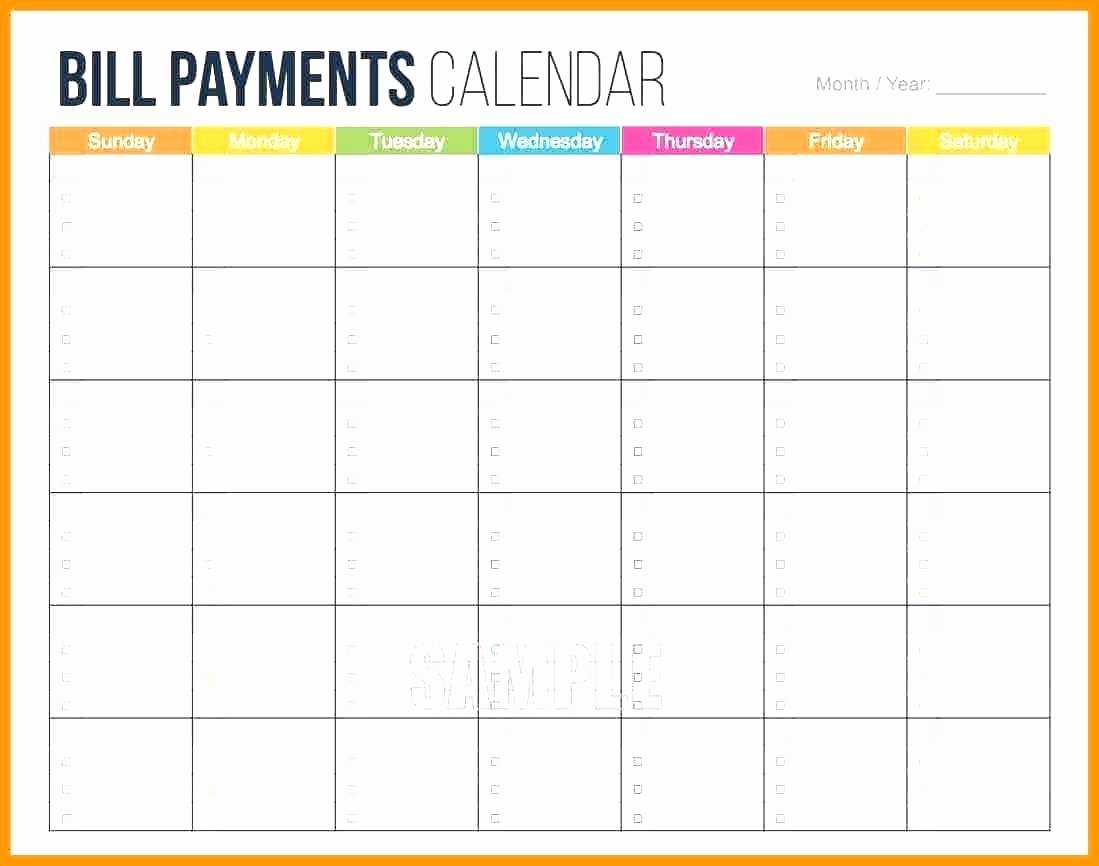 monthly bill template