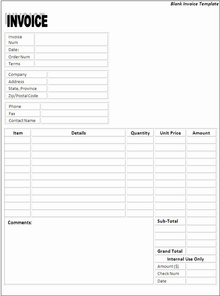 Billing Invoice Template Free Awesome Free Billing Invoice Template