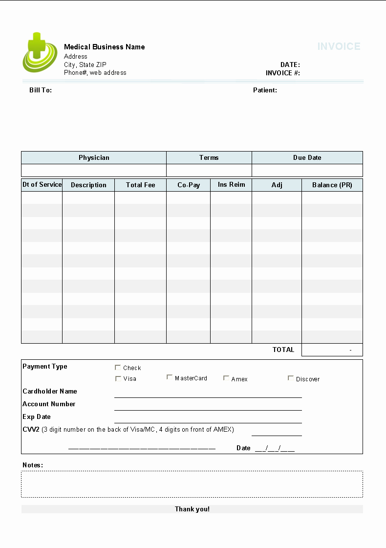 Billing Invoice Template Free Best Of Medical Invoice Template Uniform Invoice software