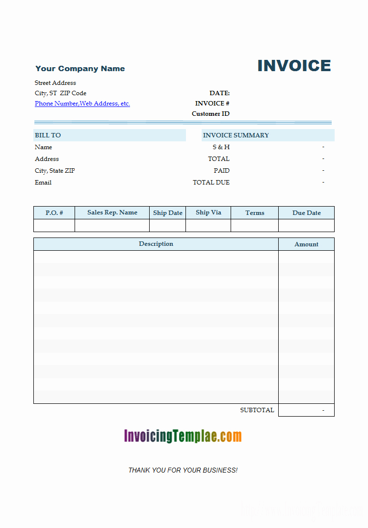 Billing Invoice Template Free Inspirational Medical Invoice Template 2